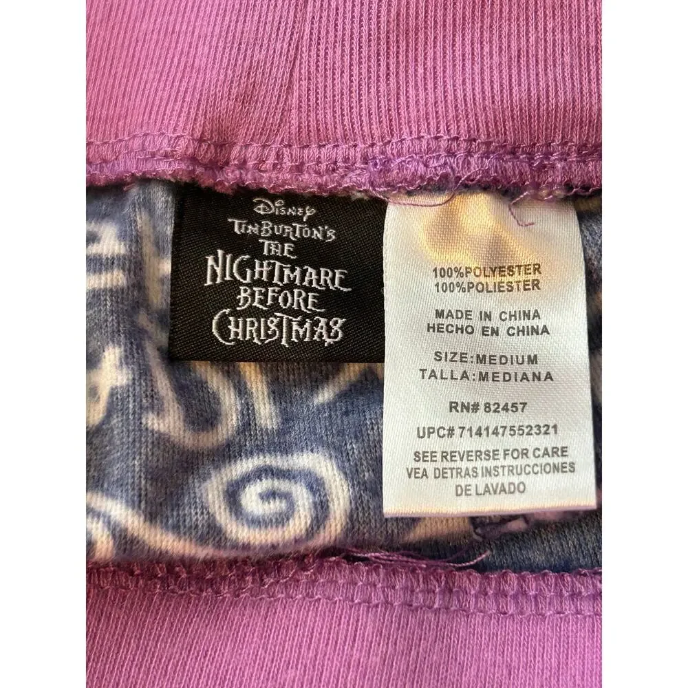 Disney Nightmare Before Christmas pajama bottoms Medium soft comfy cozy